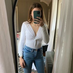 Abercrombie and Fitch Long Sleeve Bodysuit